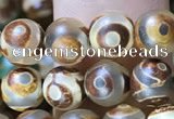 CAA3847 15 inches 6mm round tibetan agate beads wholesale