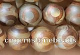 CAA3856 15 inches 8mm round tibetan agate beads wholesale