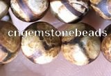 CAA3858 15 inches 8mm round tibetan agate beads wholesale