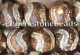 CAA3867 15 inches 8mm round tibetan agate beads wholesale