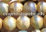 CAA3874 15 inches 8mm round tibetan agate beads wholesale