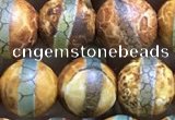 CAA3876 15 inches 8mm round tibetan agate beads wholesale