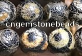 CAA3885 15 inches 8mm round tibetan agate beads wholesale