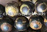 CAA3886 15 inches 8mm round tibetan agate beads wholesale