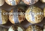 CAA3891 15 inches 10mm round tibetan agate beads wholesale