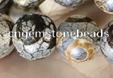 CAA3906 15 inches 10mm round tibetan agate beads wholesale