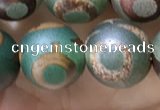 CAA3908 15 inches 10mm round tibetan agate beads wholesale