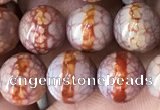 CAA3932 15 inches 8mm round tibetan agate beads wholesale