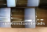 CAA3938 15.5 inches 15*18mm tube Madagascar agate beads wholesale