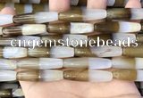 CAA3940 15.5 inches 8*34mm rice Madagascar agate beads wholesale