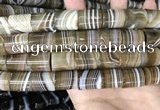 CAA3947 15.5 inches 15*18mm tube Madagascar agate beads wholesale