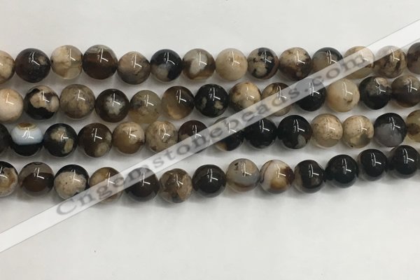 CAA3970 15.5 inches 6mm round sakura agate gemstone beads