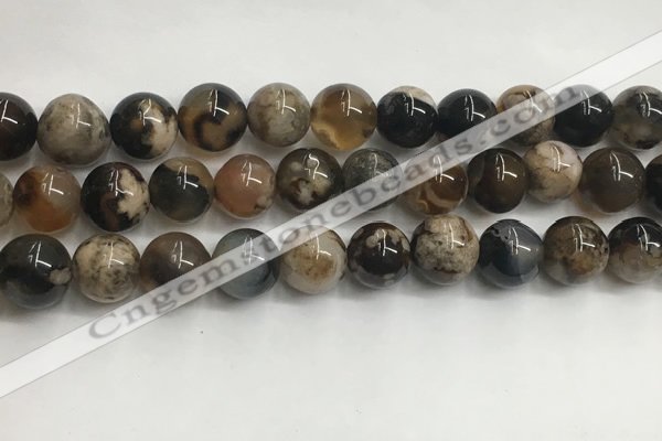 CAA3972 15.5 inches 10mm round sakura agate gemstone beads