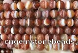 CAA4028 15.5 inches 10mm round line agate beads wholesale