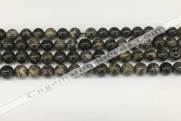 CAA4034 15.5 inches 6mm round chrysanthemum agate beads