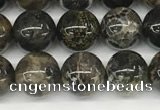 CAA4035 15.5 inches 8mm round chrysanthemum agate beads