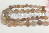 CAA4043 15.5 inches 18*25mm - 22*25mm nuggets sakura agate beads