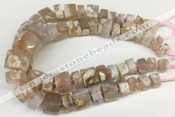 CAA4050 15.5 inches 10*15mm - 18*25mm nuggets sakura agate beads