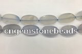 CAA4075 15.5 inches 30*50mm oval blue agate gemstone beads