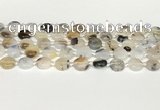 CAA4383 15.5 inches 12mm flat round Montana agate beads