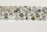 CAA4386 15.5 inches 12mm heart Montana agate beads