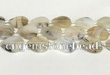 CAA4392 15.5 inches 30*30mm flat round Montana agate beads