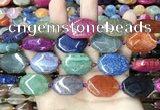 CAA4482 15.5 inches 18*25mm octagonal dragon veins agate beads