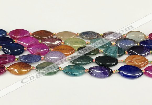 CAA4522 15.5 inches 12*20mm marquise dragon veins agate beads