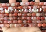 CAA4567 15.5 inches 7*10mm - 8*11mm rice south red agate beads