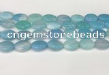 CAA4665 15.5 inches 13*18mm oval banded agate beads wholesale