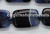 CAA481 15.5 inches 20*30mm rectangle agate druzy geode beads