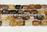 CAA4813 15.5 inches 15*20mm rectangle banded agate beads wholesale