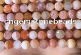 CAA4857 15.5 inches 10mm faceted round botswana agate beads