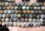 CAA4861 15.5 inches 8mm faceted round ocean agate beads