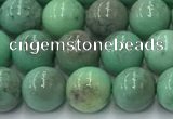 CAA4870 15.5 inches 6mm round grass agate beads wholesale