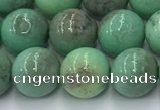 CAA4871 15.5 inches 8mm round grass agate beads wholesale