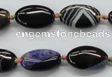 CAA491 15.5 inches 12*20mm oval agate druzy geode beads