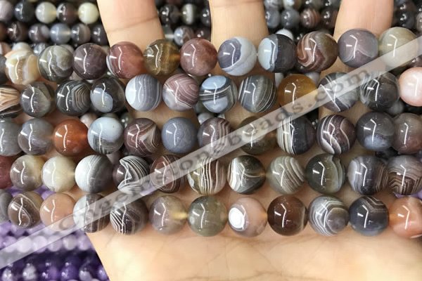 CAA4918 15.5 inches 10mm round Botswana agate beads wholesale