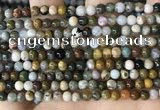 CAA4920 15.5 inches 4mm round ocean agate beads wholesale