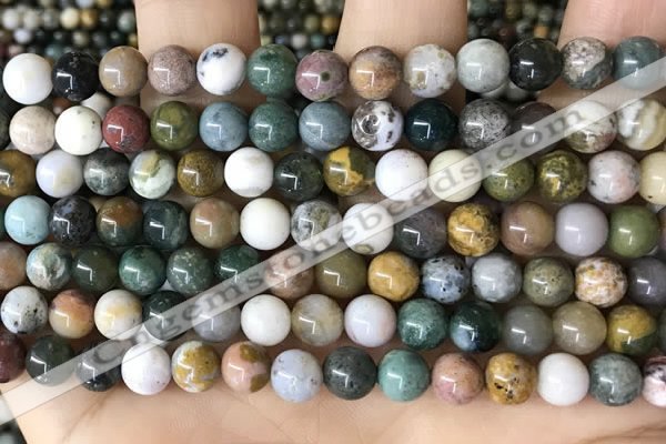 CAA4921 15.5 inches 6mm round ocean agate beads wholesale