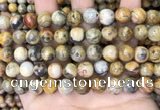 CAA4936 15.5 inches 10mm round yellow crazy lace agate beads wholesale