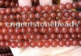 CAA4948 15.5 inches 8mm round red agate beads wholesale