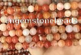 CAA5003 15.5 inches 8mm round red botswana agate beads wholesale