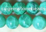 CAA5021 15.5 inches 6mm round green dragon veins agate beads