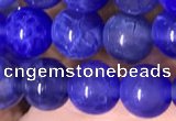 CAA5030 15.5 inches 6mm round blue dragon veins agate beads