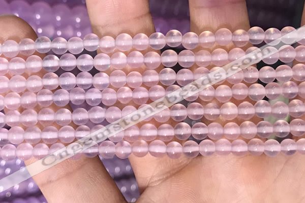 CAA5080 15.5 inches 4mm round purple agate beads wholesale