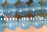 CAA5091 15.5 inches 6mm round sea blue agate beads wholesale