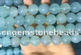 CAA5096 15.5 inches 16mm round sea blue agate beads wholesale