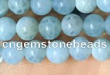 CAA5140 15.5 inches 4mm round dragon veins agate beads wholesale