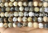 CAA5259 15.5 inches 12mm round dendrite agate beads wholesale